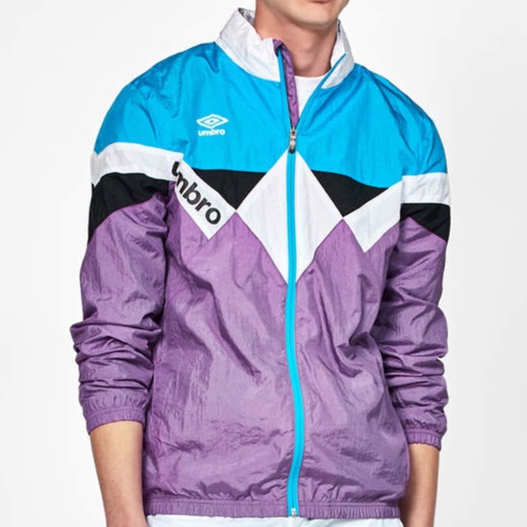 Retro Vintage Umbro Hooded Windbreaker